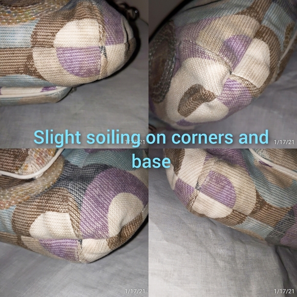 Coach Kristin Optic art sequin  hobo bag rare - Picture 8 of 15